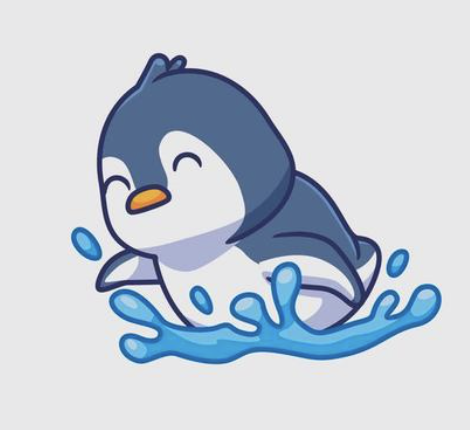 Cute penguin