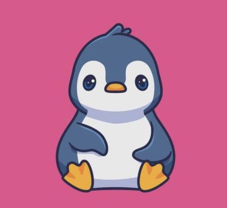 Cute penguin